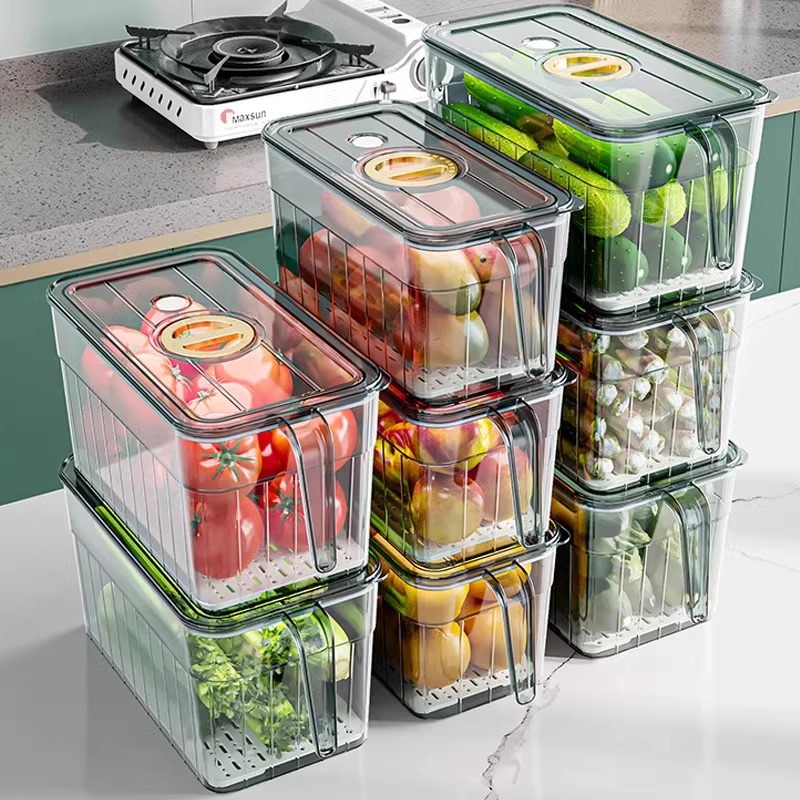 Kotak penyimpanan kulkas, telu - Food Storage Ideas ulasan dan harga
