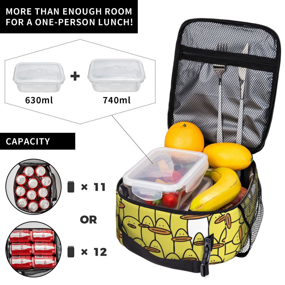 Tas Makan Siang Terisolasi Got - Food Storage Yellow ulasan dan harga
