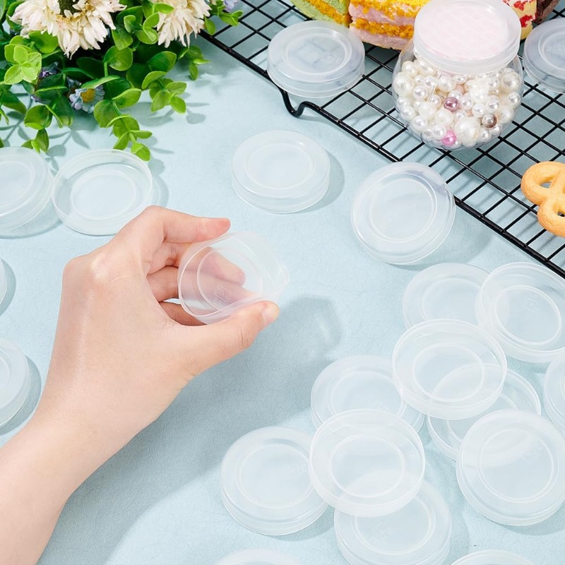 Tutup botol plastik bening sto - Food Storage Yogurt ulasan dan harga
