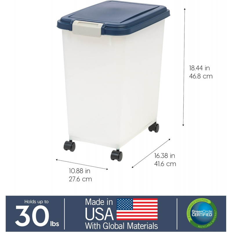 Wadah Penyimpanan Makanan Anji - Food Storage With Wheels ulasan dan harga