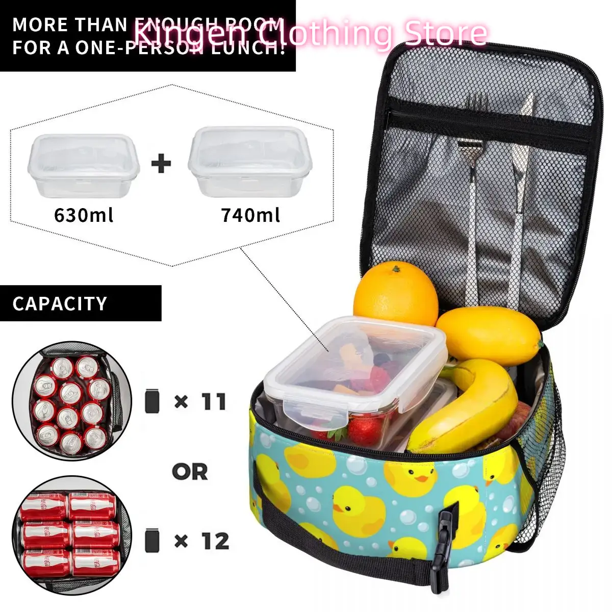 Tas Makan Siang Terisolasi Gel - Food Storage Yellow ulasan dan harga
