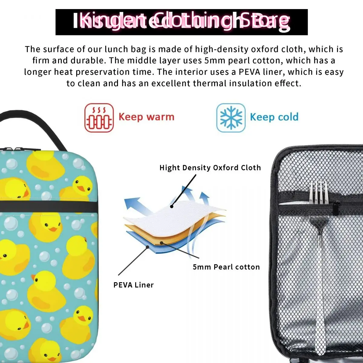 Tas Makan Siang Terisolasi Gel - Food Storage Yellow ulasan dan harga