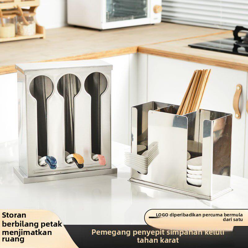 Kotak Penyimpanan Sendok Sumpi - Food Storage Rack ulasan dan harga