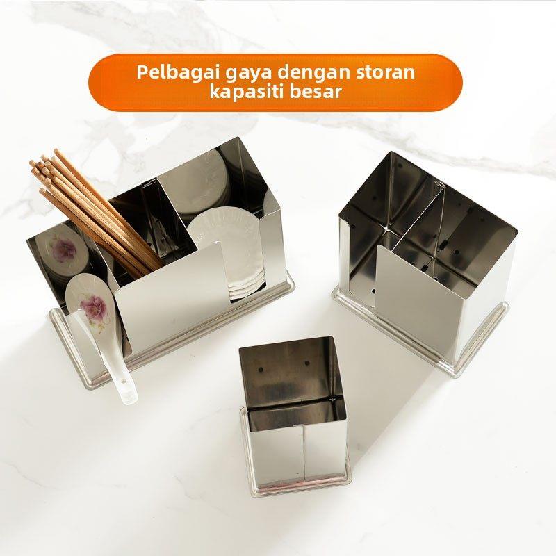 Kotak Penyimpanan Sendok Sumpi - Food Storage Rack ulasan dan harga