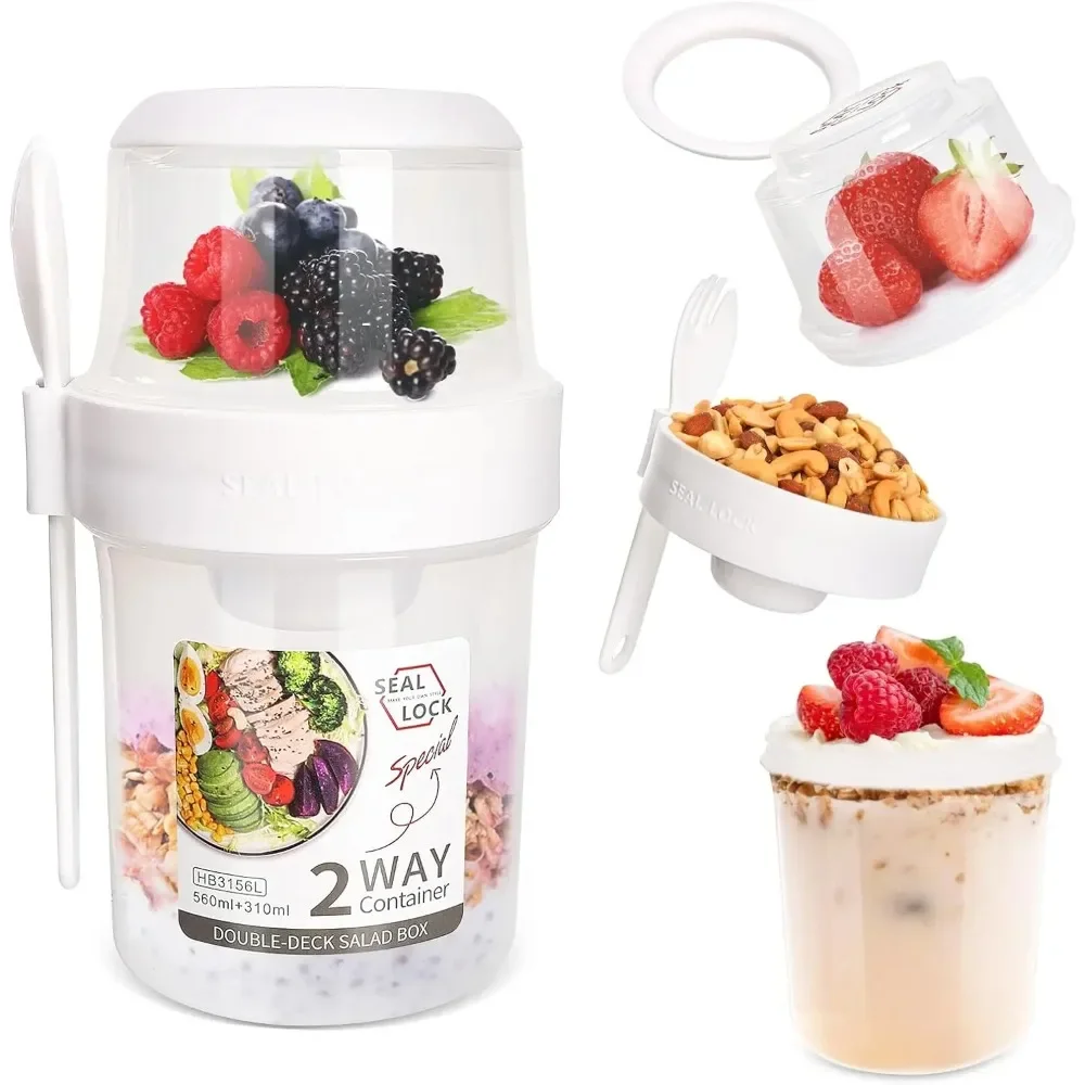 Cangkir Salad Cangkir Sarapan  - Food Storage Yogurt ulasan dan harga