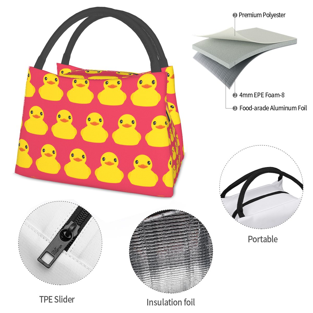 Tas Makan Siang Terisolasi Beb - Food Storage Yellow ulasan dan harga