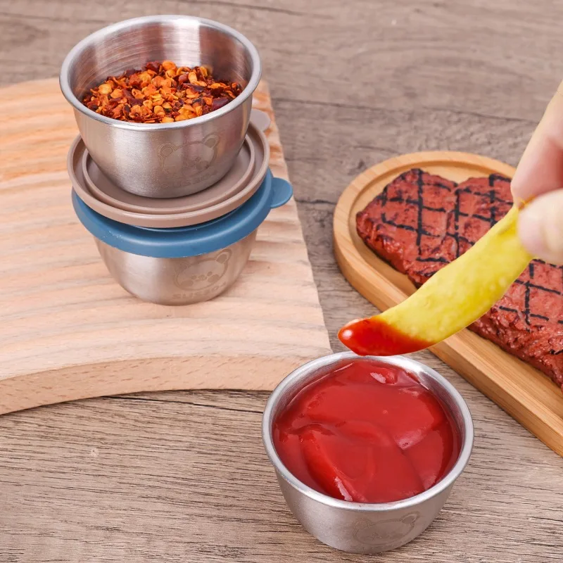 10/1pc 50ml Wadah Saus Celup A - Silicone Stretch Lid ulasan dan harga