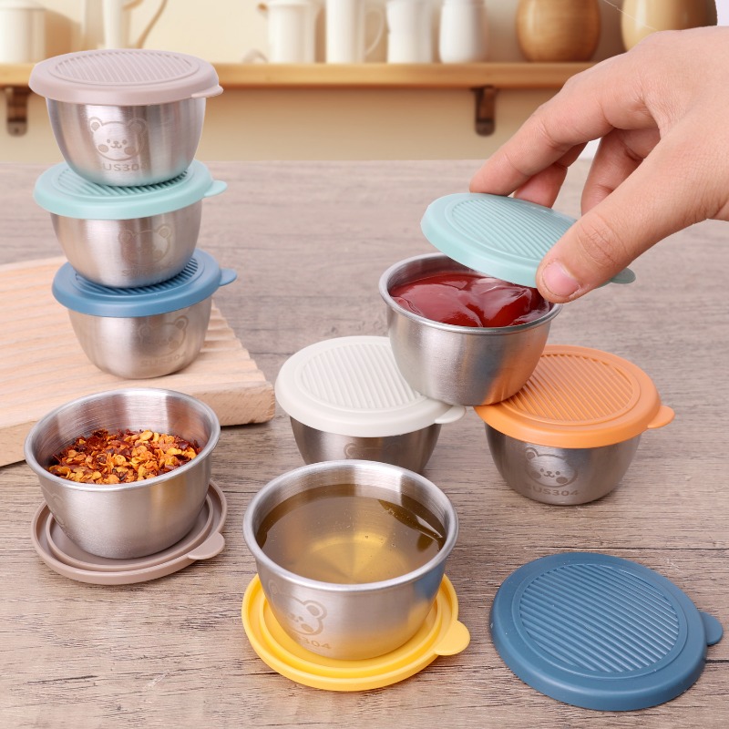 10/1pc 50ml Wadah Saus Celup A - Silicone Stretch Lid ulasan dan harga
