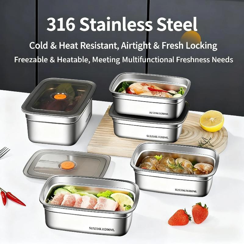 Kotak Makan Tahan Karat Berseg - Food Storage Camping ulasan dan harga