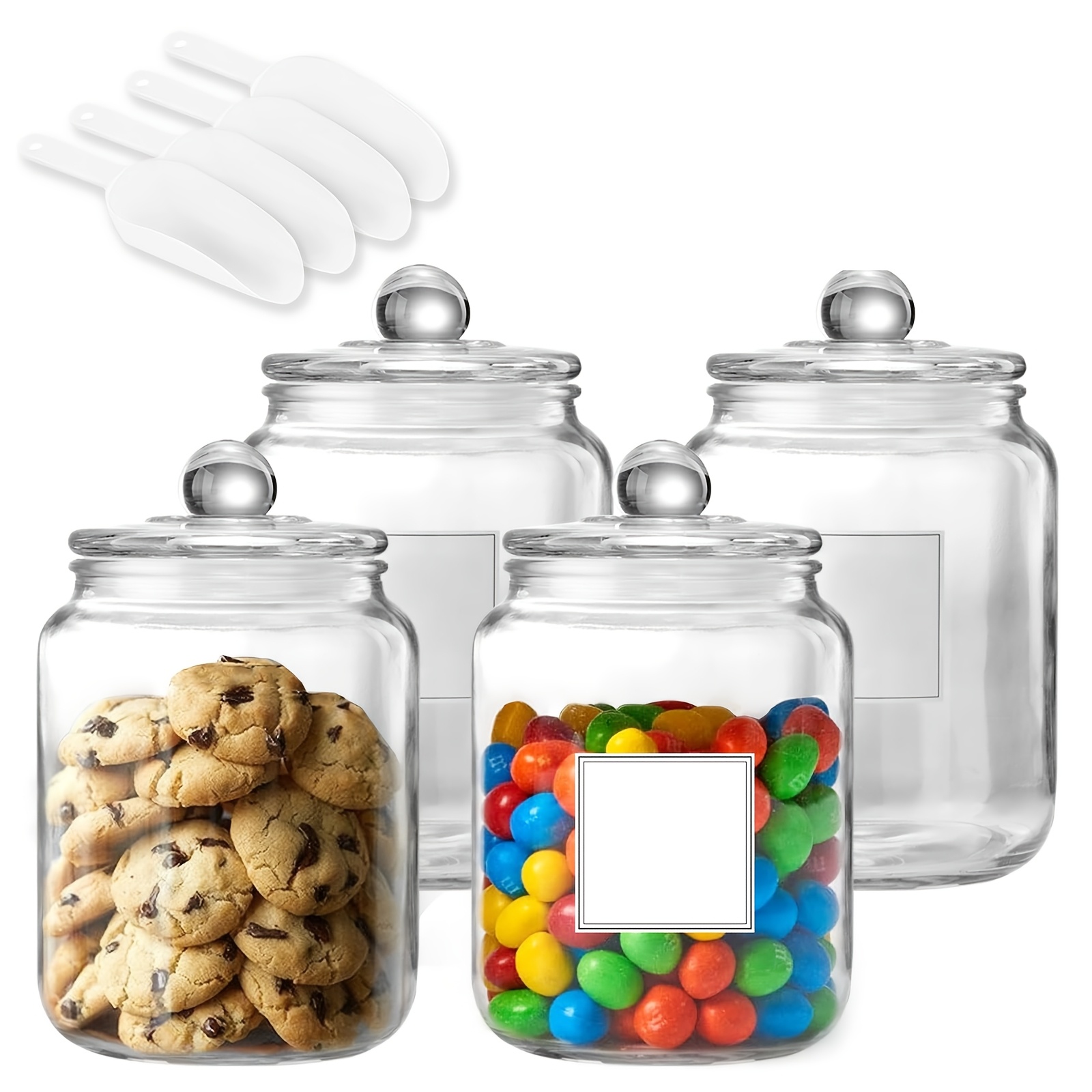 Stoples Kaca Besar Setengah Ga - Glass Food Storage Xl ulasan dan harga