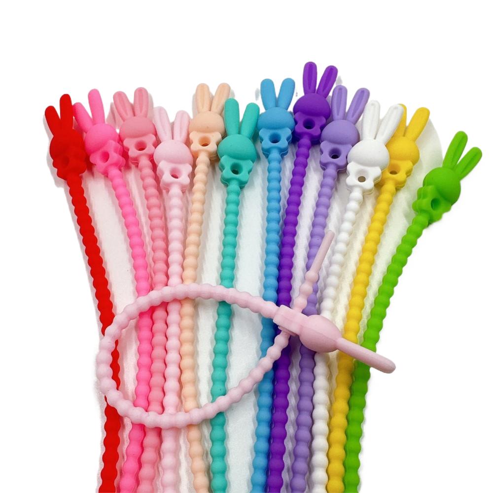 10Pcs Pengatur Kabel Silikon B - Food Storage Ideas ulasan dan harga