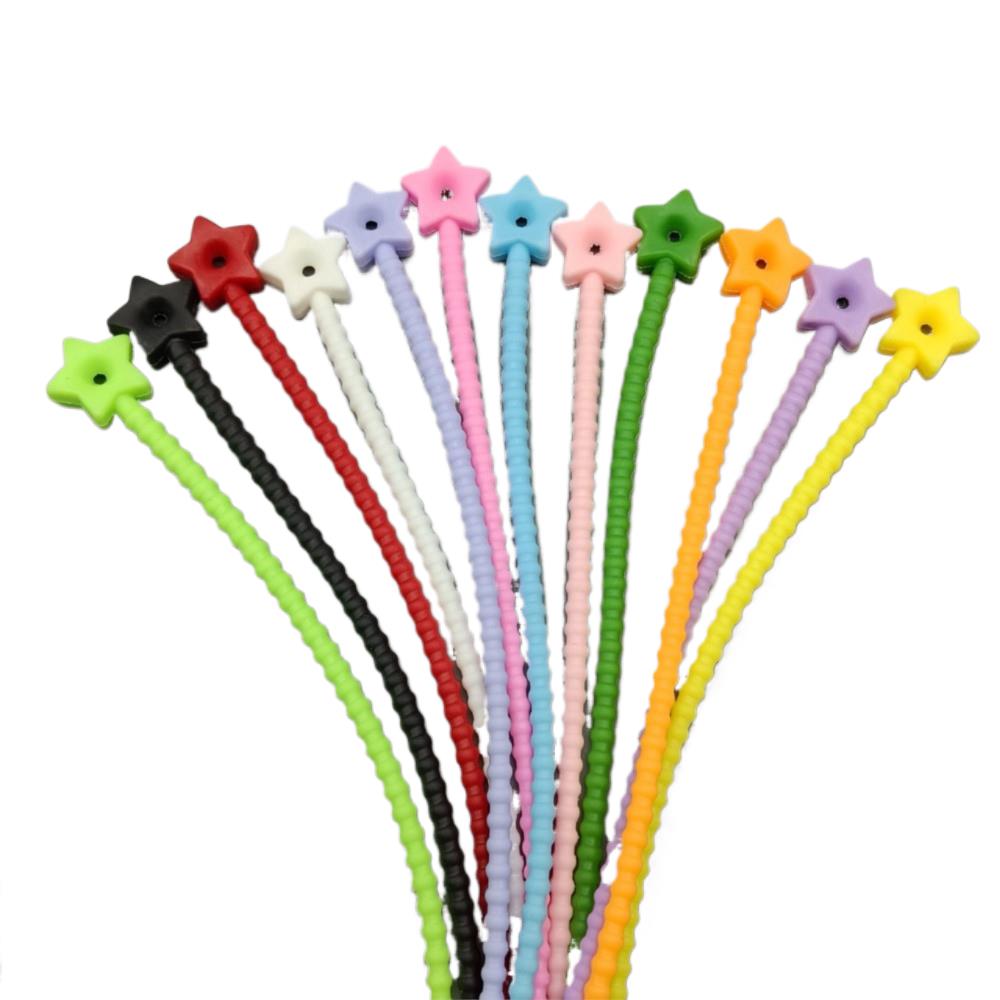 10Pcs Pengatur Kabel Silikon B - Food Storage Ideas ulasan dan harga