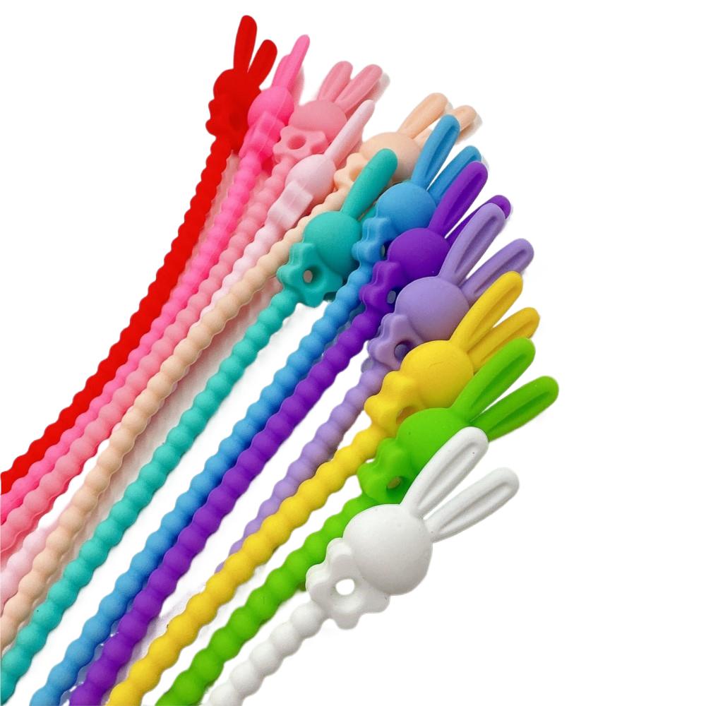 10Pcs Pengatur Kabel Silikon B - Food Storage Ideas ulasan dan harga