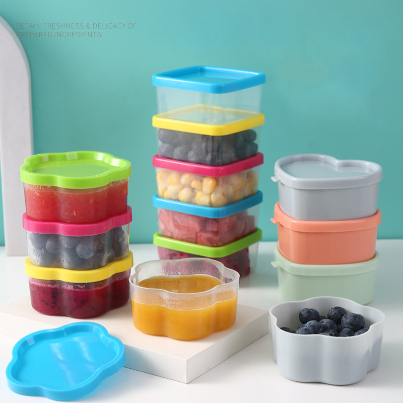 HUA HUA 8/9 Buah Botol Pencet  - Food Storage Acrylic Containers ulasan dan harga