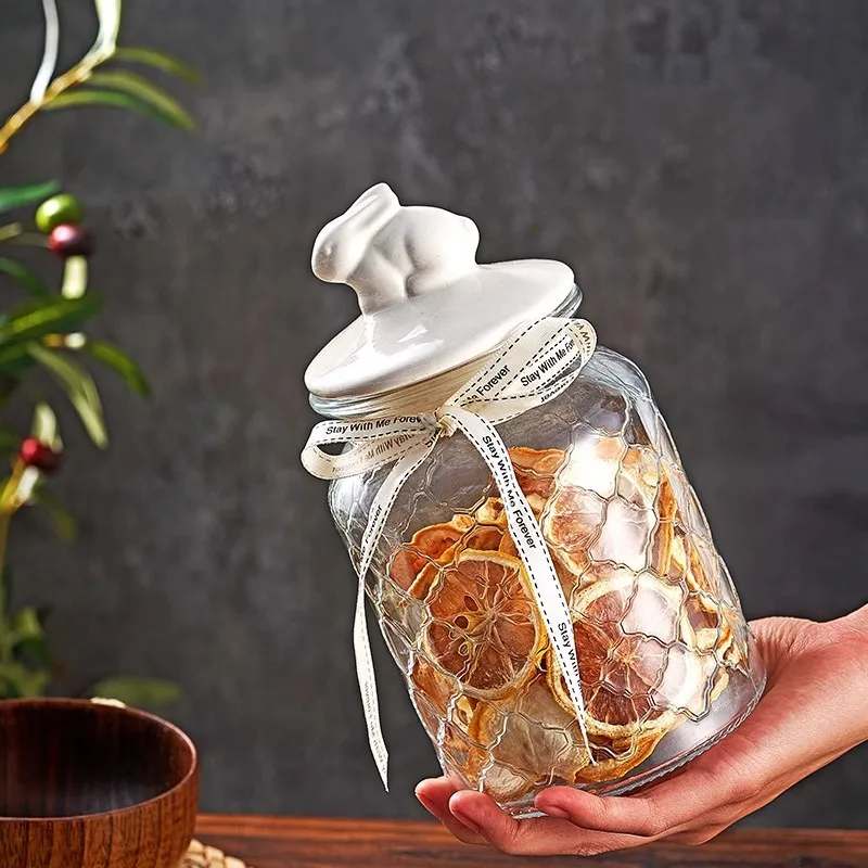 Toples Kaca Transparan Tertutu - Food Storage Acrylic Containers ulasan dan harga