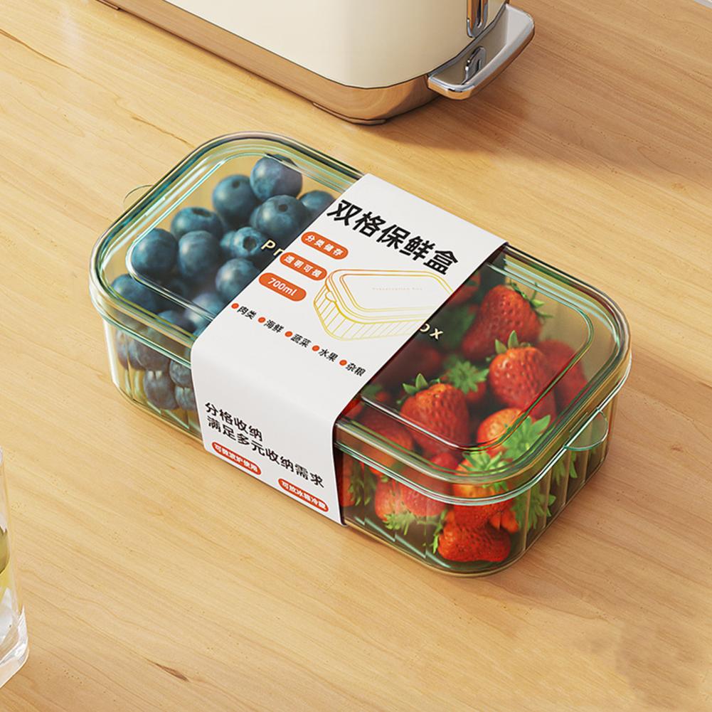 Wadah Kulkas Multi-fungsi deng - Food Storage Acrylic Containers ulasan dan harga